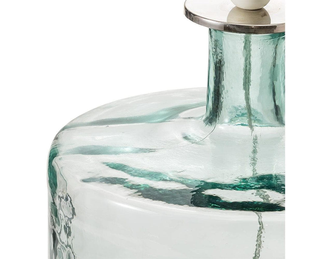 Lampada in vetro traslucido