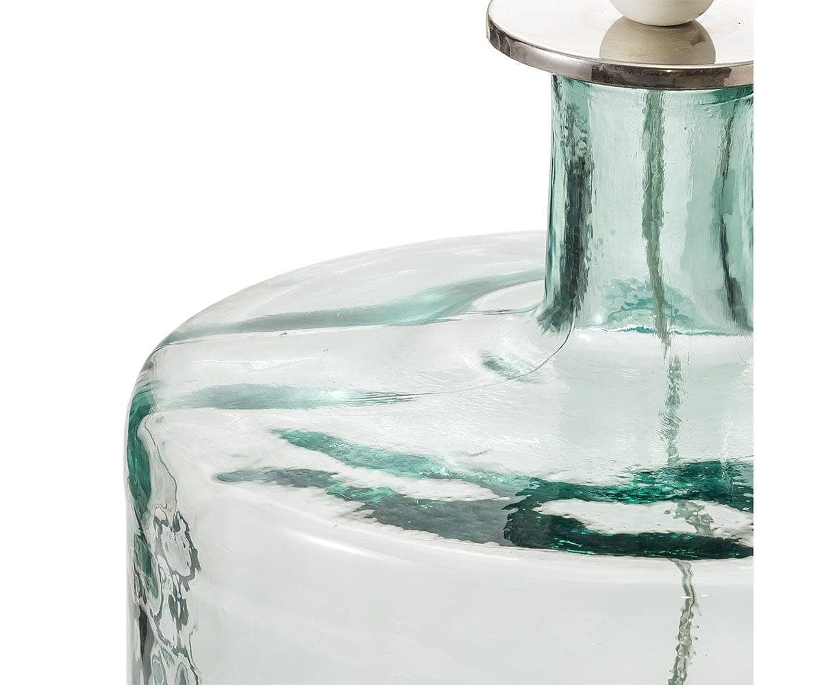 Lampada in vetro traslucido