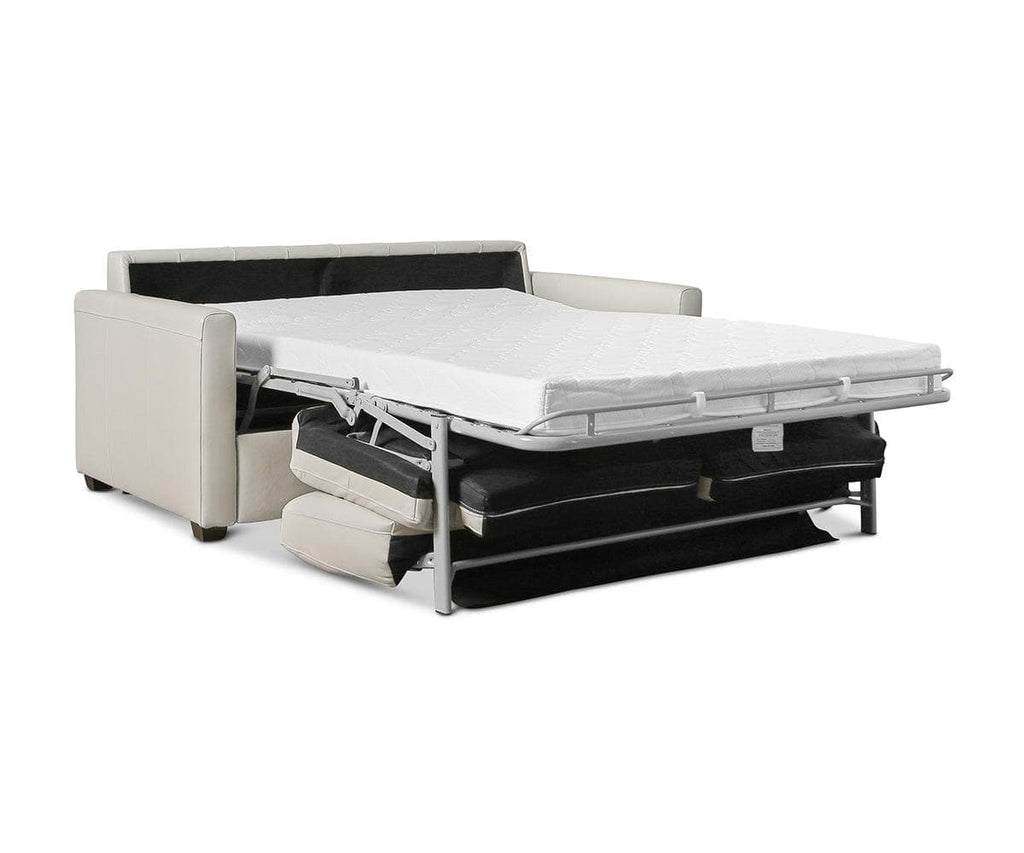 Divano letto matrimoniale in pelle Jonas