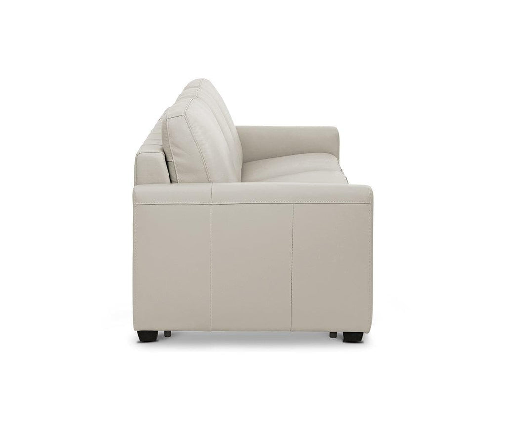 Divano letto matrimoniale in pelle Jonas