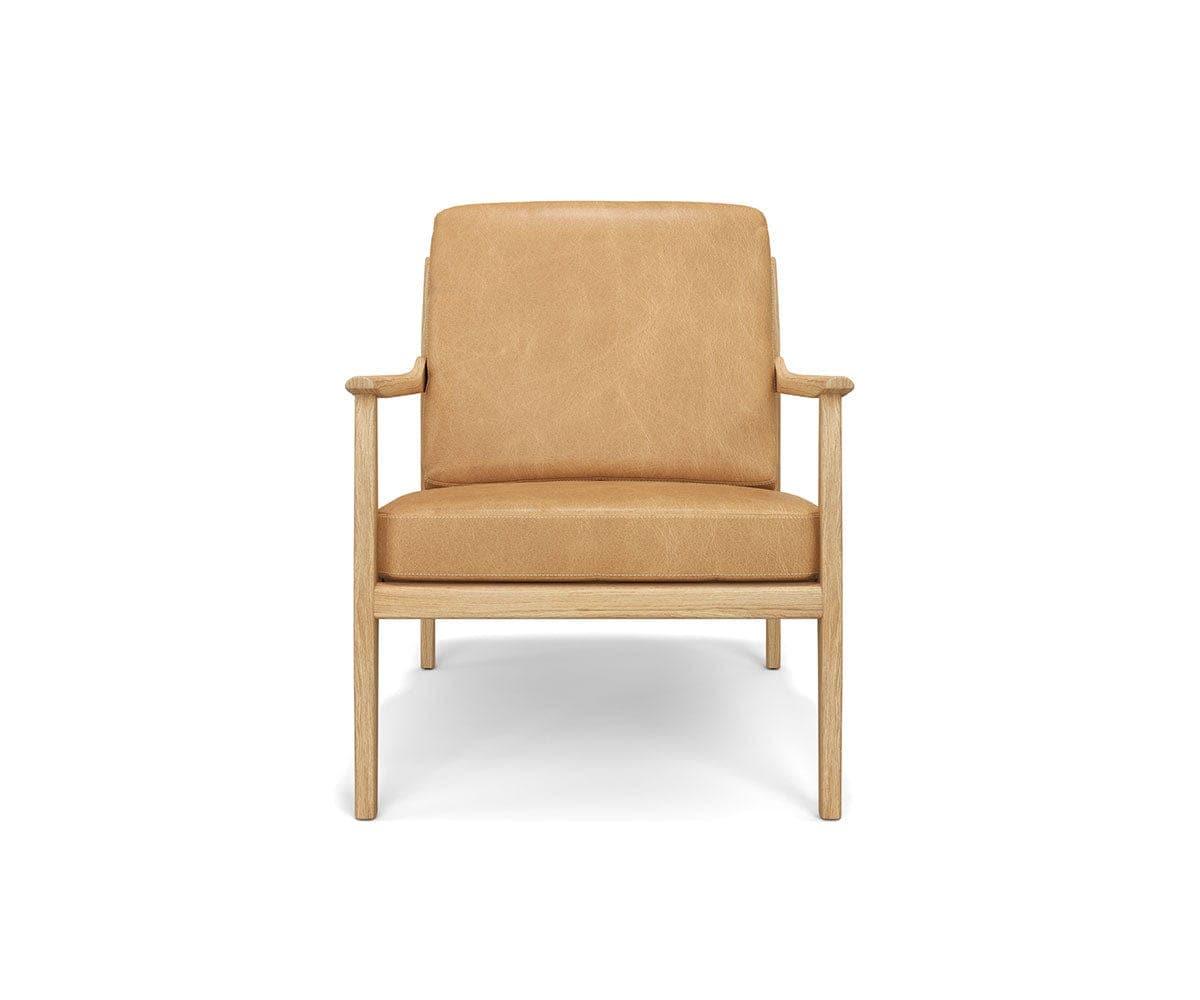 Poltrona Bodie Cane Back in pelle