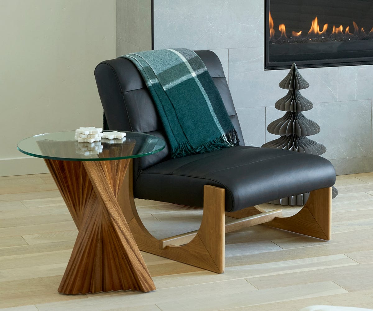 Sottobicchiere a forma di fiocco di neve in marmo bianco