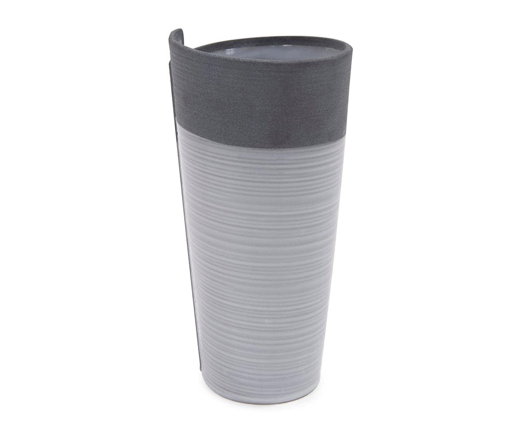 Vaso bicolore arrotolato