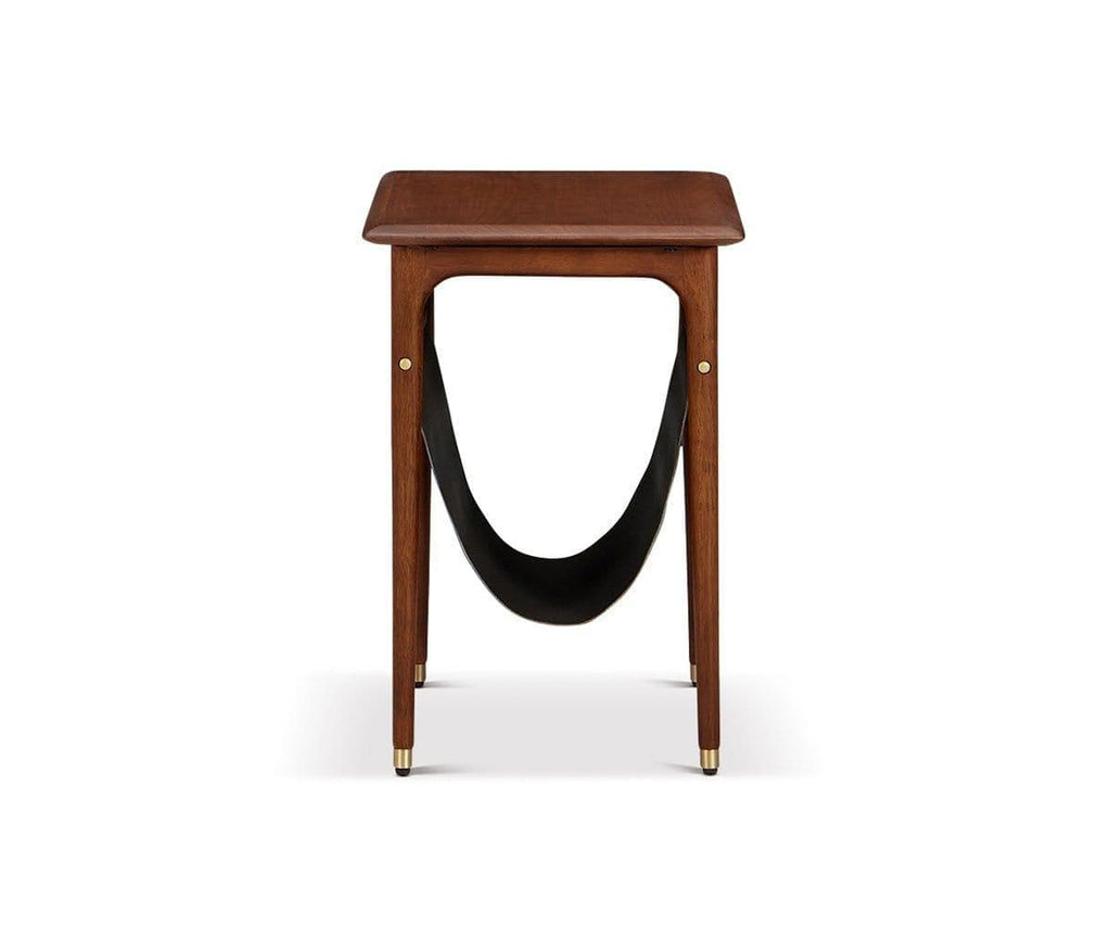 Tavolino Hendrick con ripiano sospeso