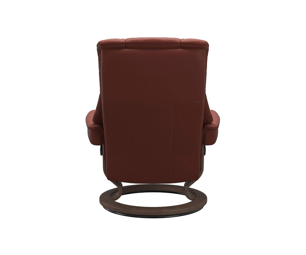 Poltrona reclinabile e poggiapiedi Stressless® Mayfair - Henna scuro