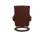 Poltrona reclinabile e poggiapiedi Stressless® Mayfair - Henna scuro