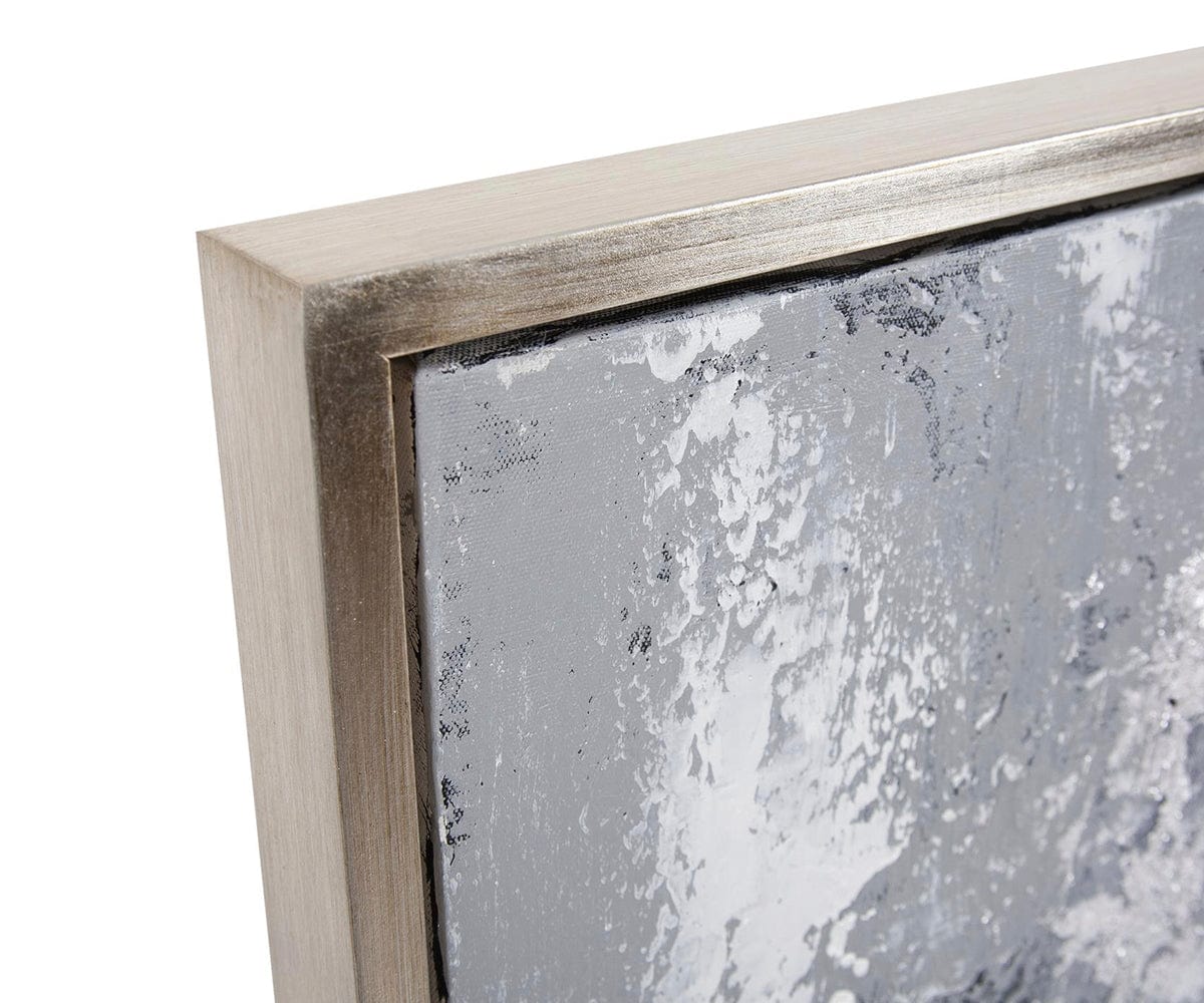 Arte murale con paesaggio astratto