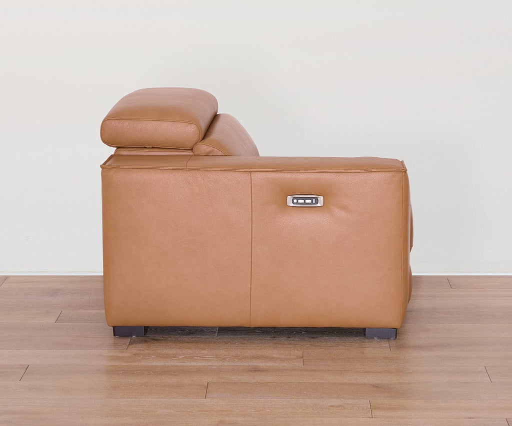 Poltrona reclinabile elettrica Brix rivolta a sinistra