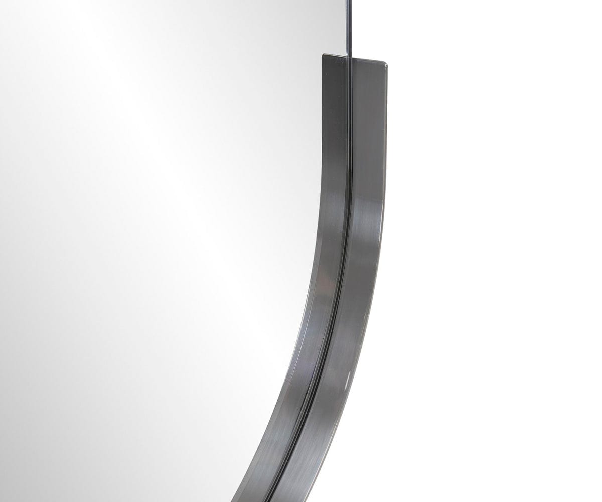 Specchio a capsula in acciaio Dante