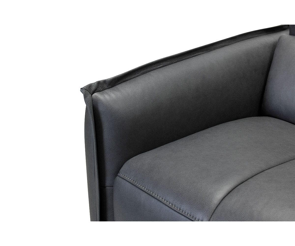 Divano componibile reclinabile elettrico in pelle Carson