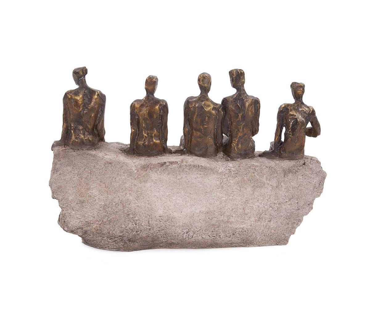 Statua della figura in attesa