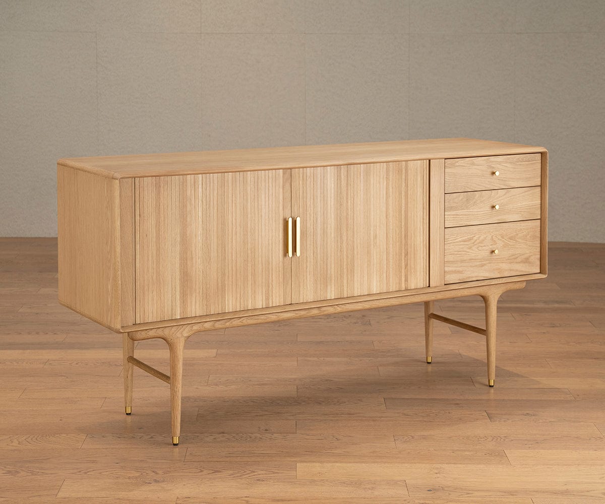 Credenza Hendrick II - Rovere bianco