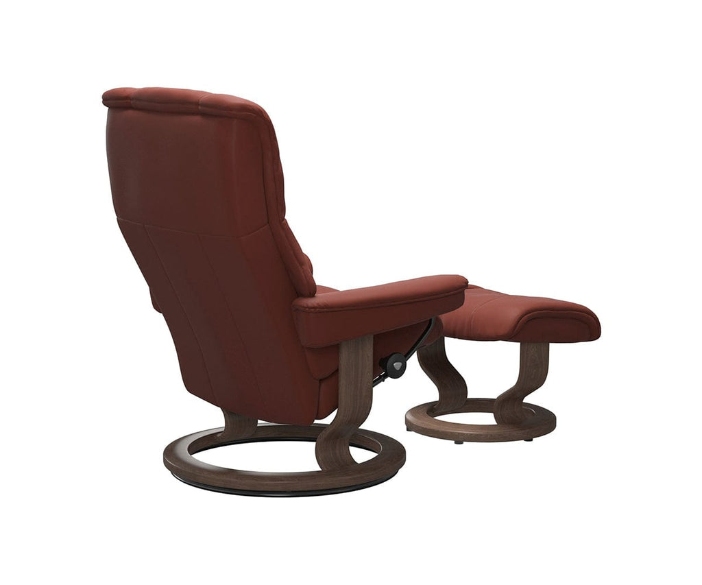 Poltrona reclinabile e poggiapiedi Stressless® Mayfair - Henna scuro