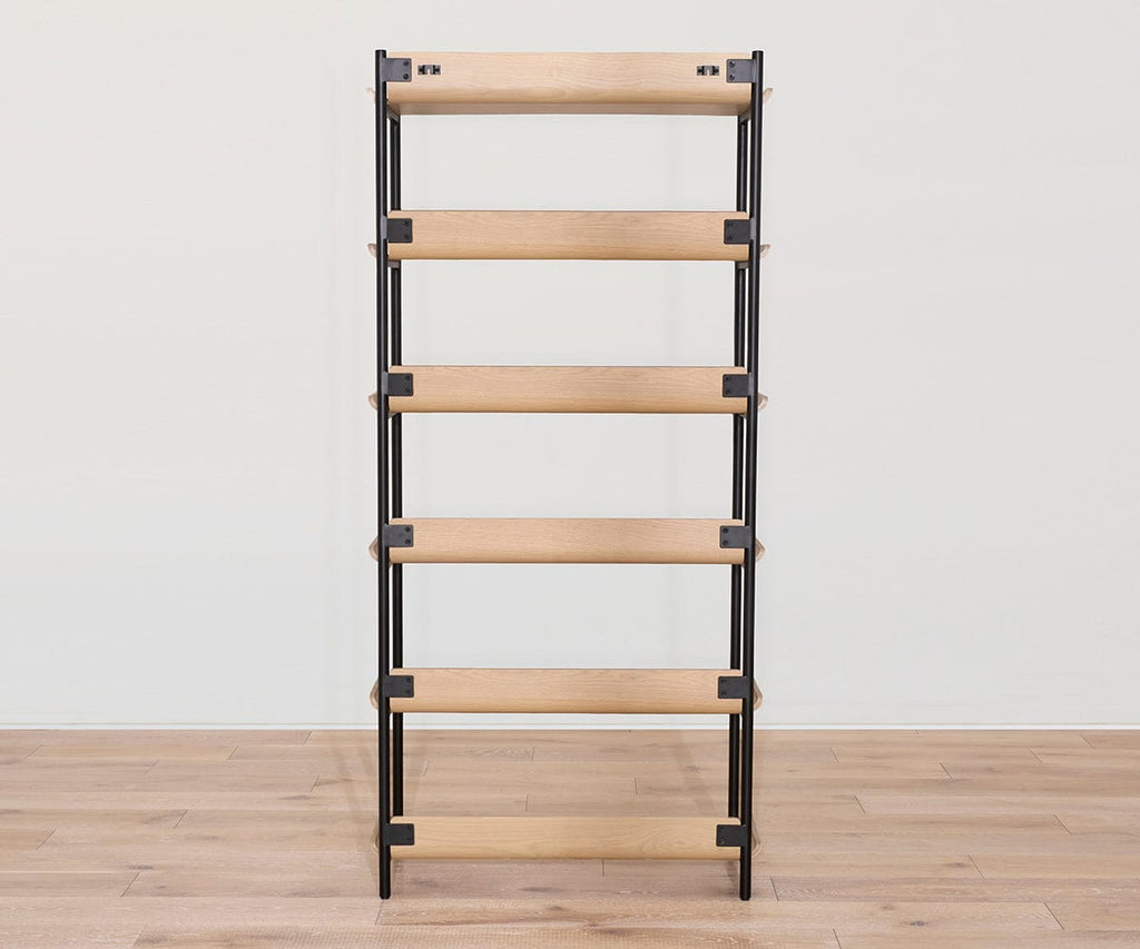 Freya 6 ripiani con scrivania - Rovere