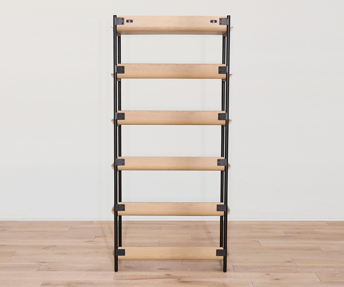 Freya 6 ripiani con scrivania - Rovere