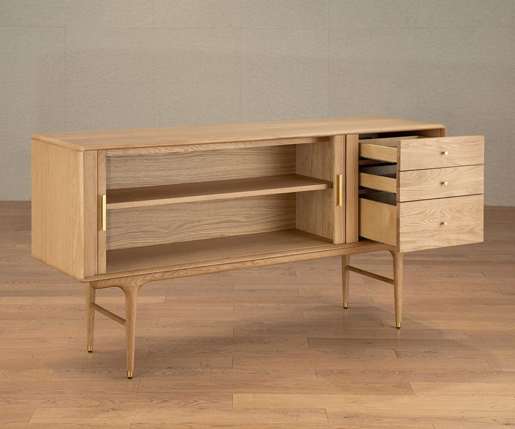 Credenza Hendrick II - Rovere bianco