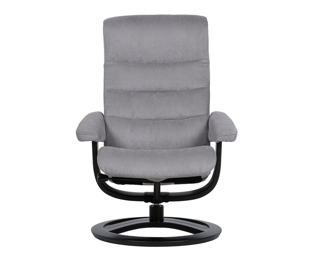 Poltrona reclinabile e pouf Hans