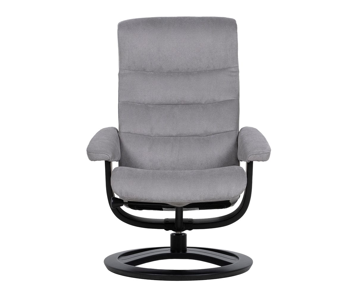 Poltrona reclinabile e pouf Hans