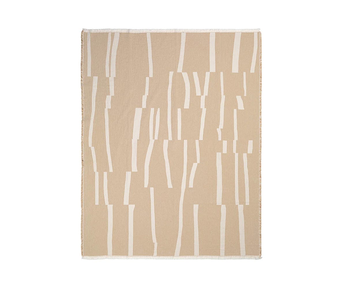 Coperta in erba di Lyme beige