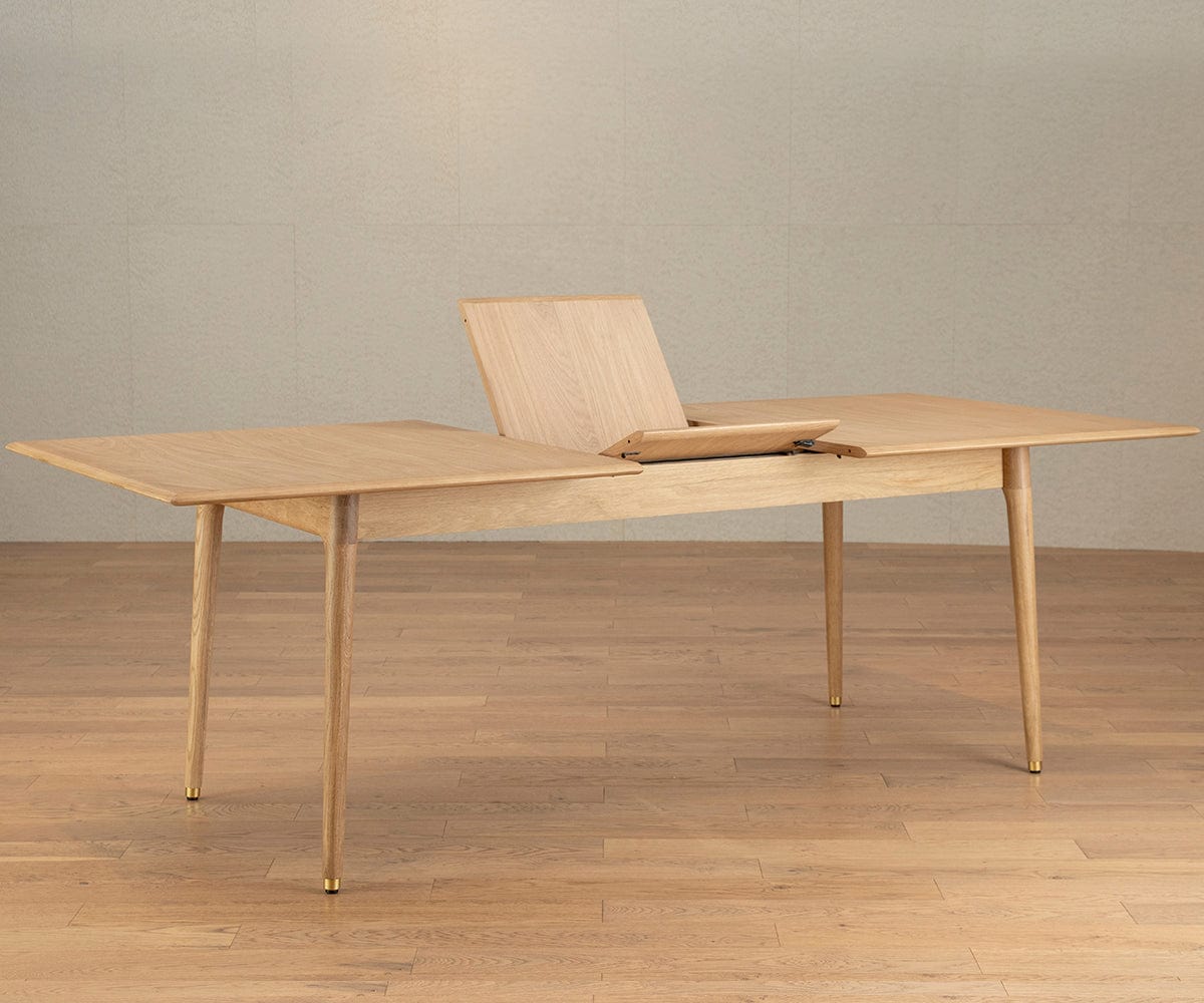 Tavolo da pranzo allungabile Hendrick II - Rovere bianco