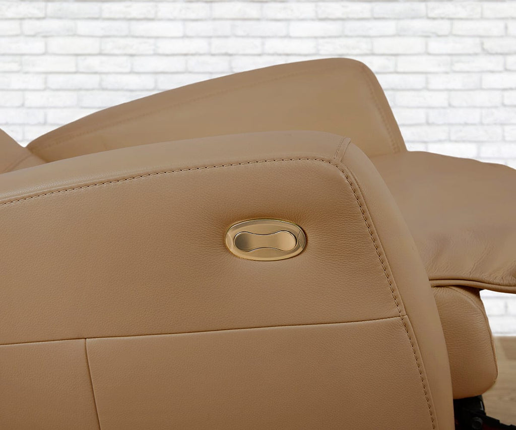 Poltrona reclinabile in pelle Norrell Power