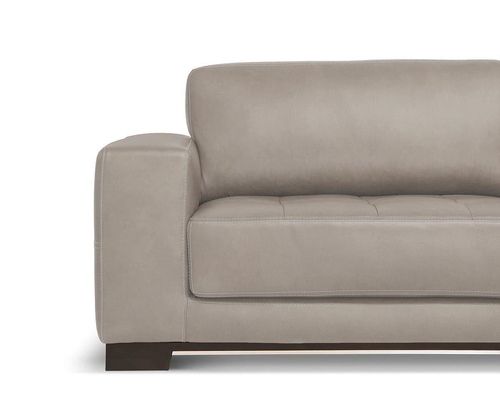 Divano componibile destro in pelle Andreas