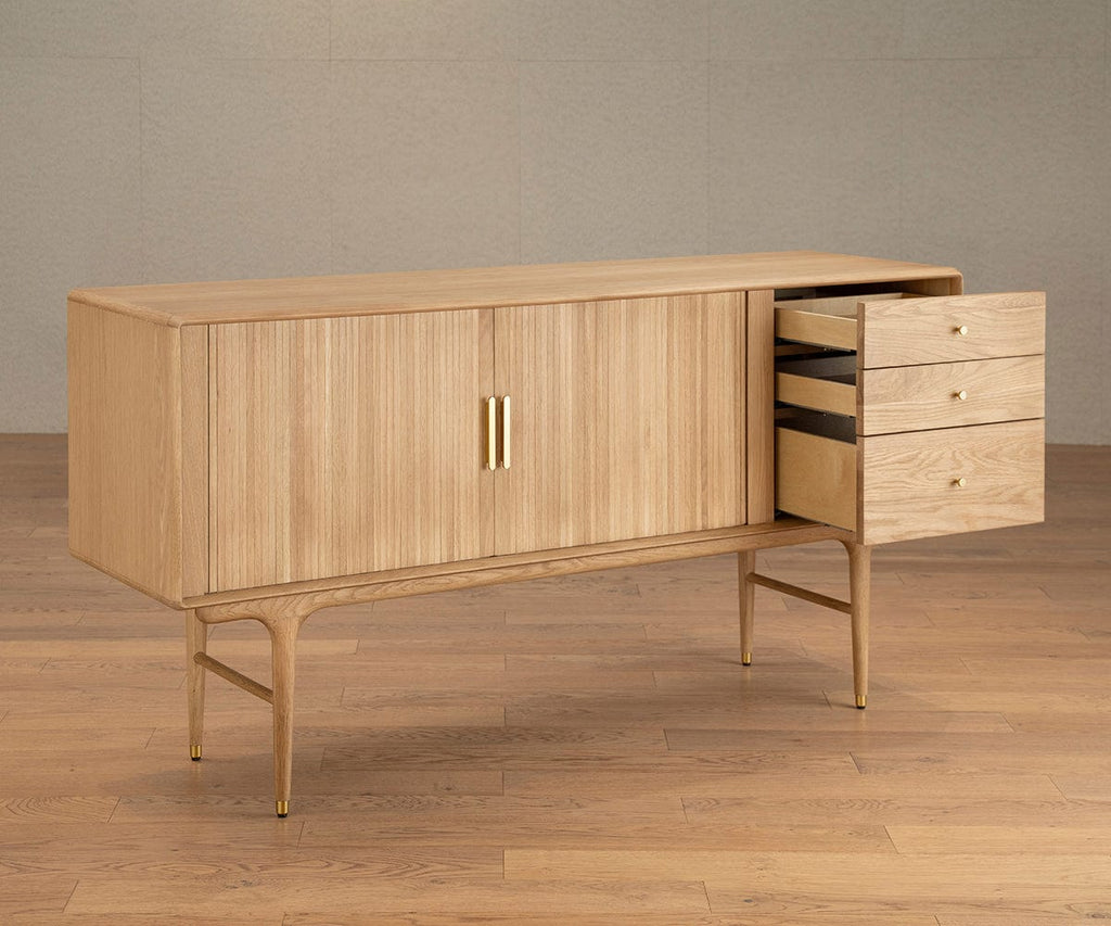 Credenza Hendrick II - Rovere bianco