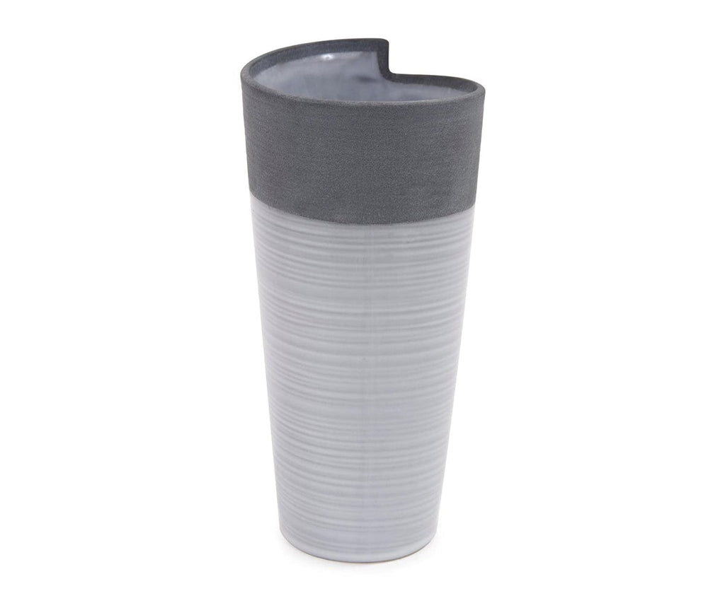 Vaso bicolore arrotolato