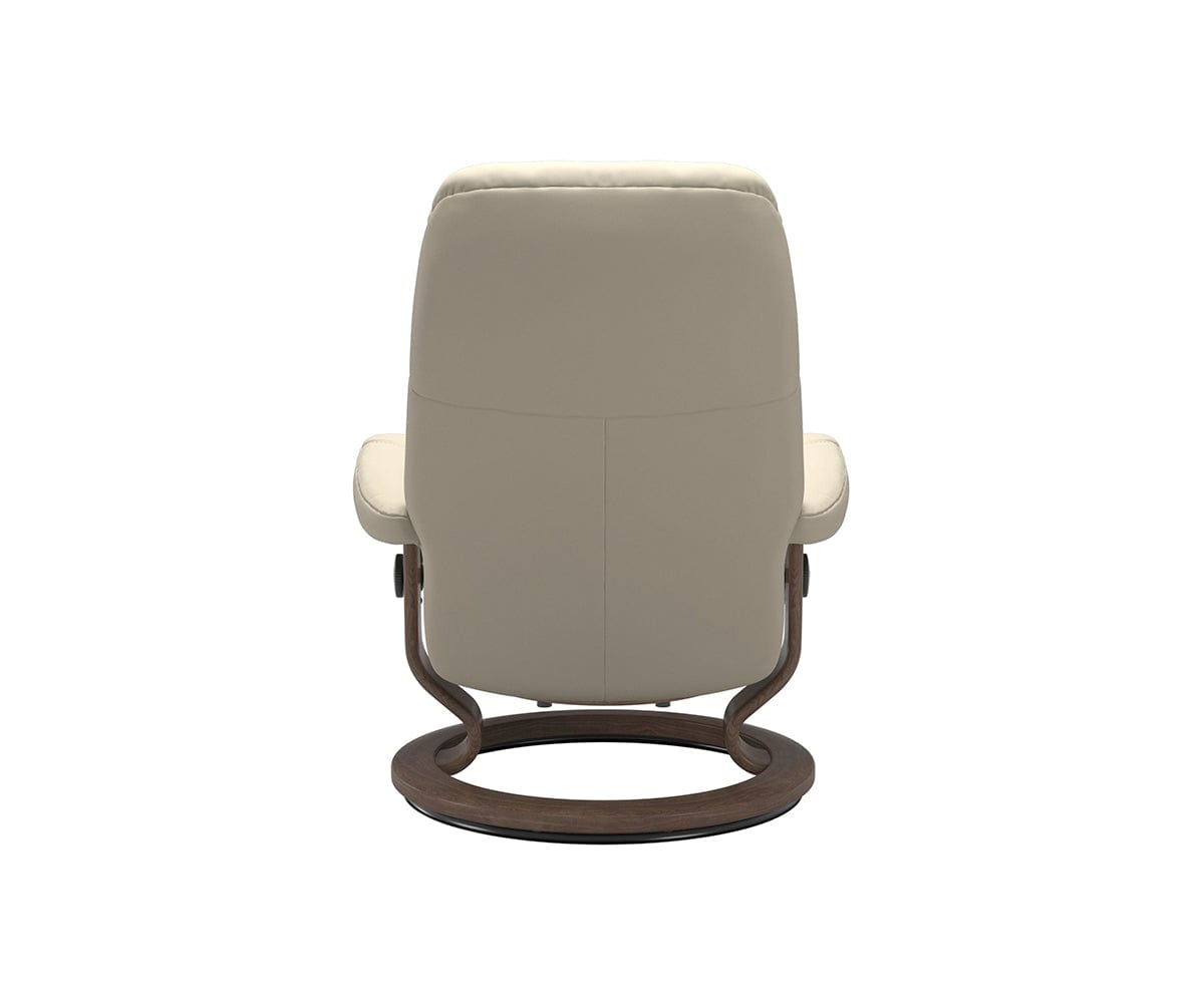 Poltrona reclinabile e poggiapiedi Stressless® Consul - Crema