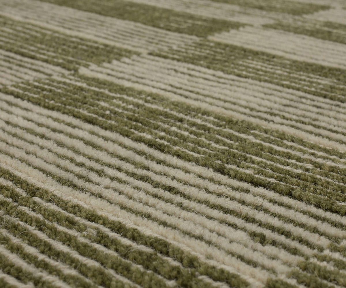 Tappeto Karastan a righe spezzate - muschio