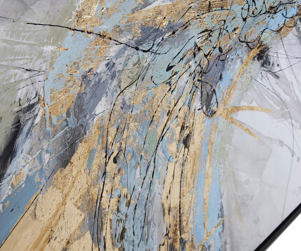 Eruzione di arte murale colorata