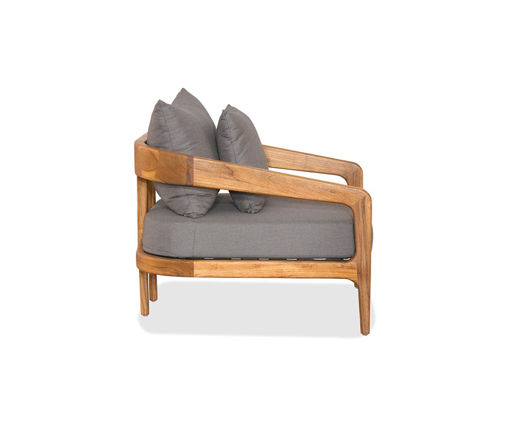 Poltrona lounge in teak Amar