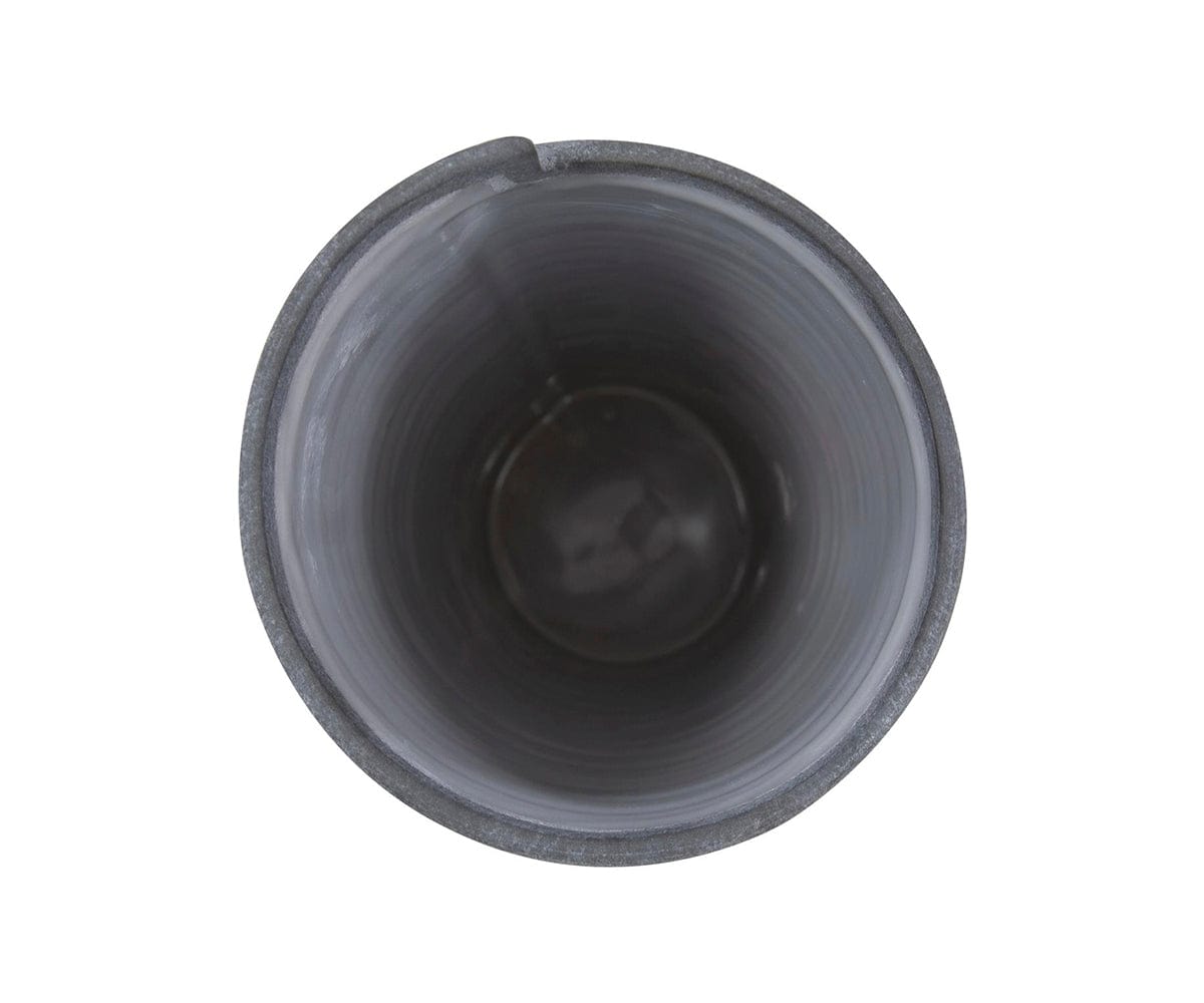 Vaso bicolore arrotolato