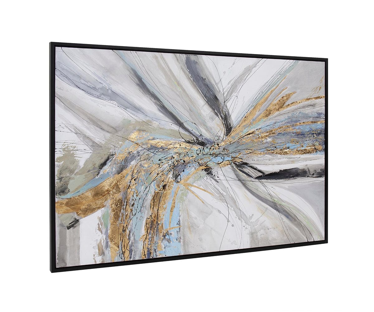 Eruzione di arte murale colorata