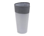 Vaso bicolore arrotolato