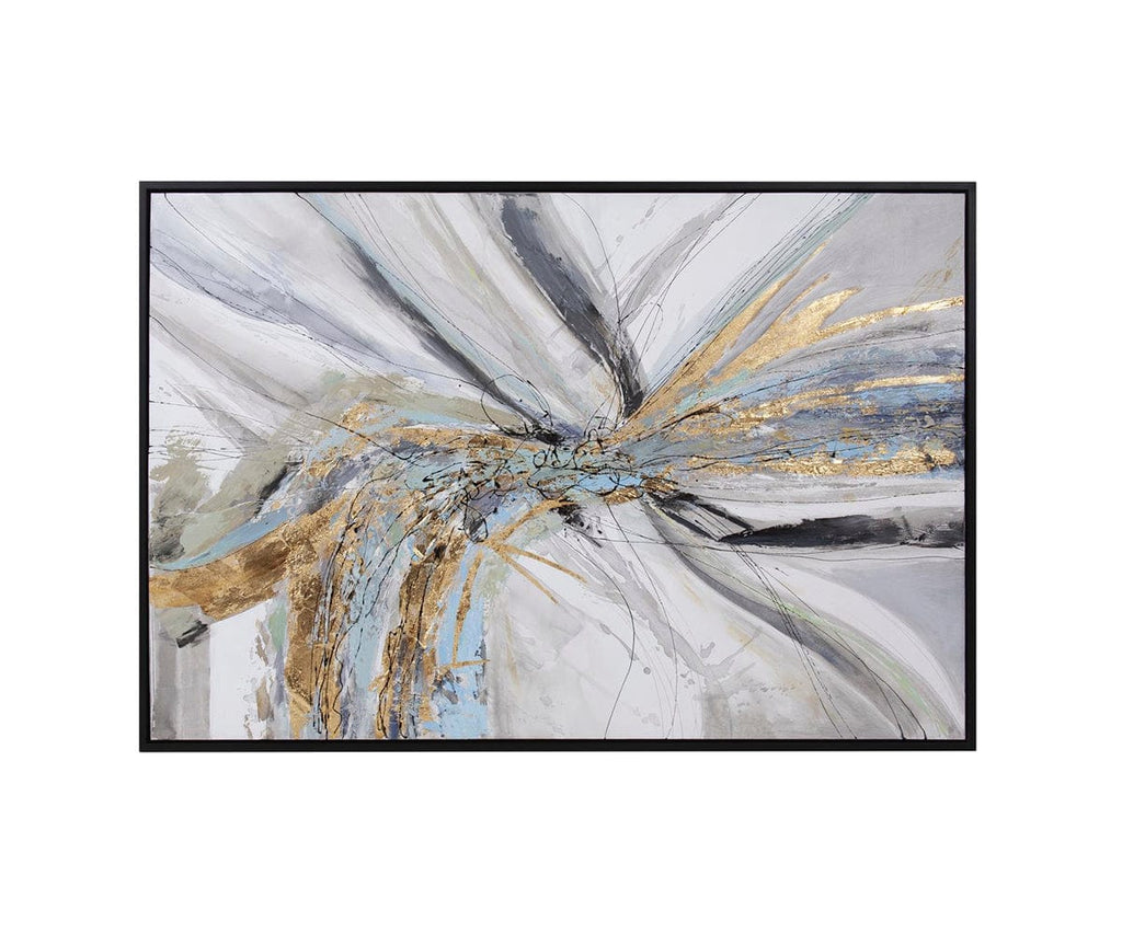 Eruzione di arte murale colorata